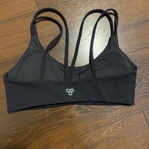 TNA Black Strappy Sports Bra